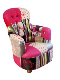 Pink Princess Patchwork Chair