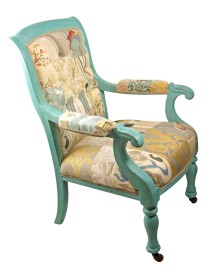 Victorian Provence Buttoned Chair