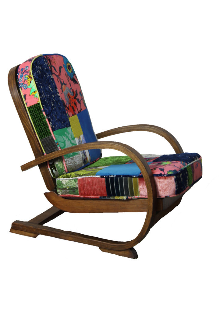 Tiger Deco Patchwork Chair Kelly Swallow Bespoke Chairs
