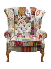 Tweed Adventure Wing Chair